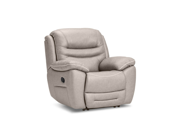 FEDERER FABRIC RECLINER LIGHT GREY