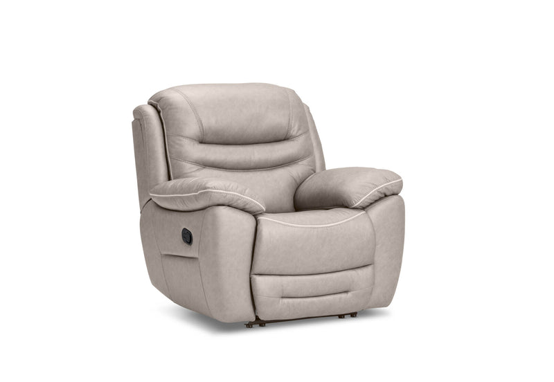 FEDERER FABRIC RECLINER LIGHT GREY