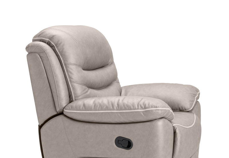 FEDERER FABRIC RECLINER LIGHT GREY
