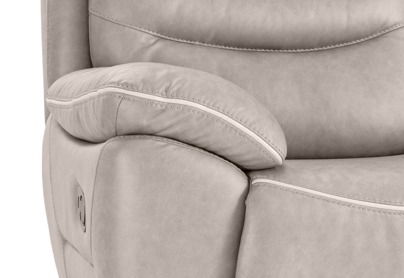 FEDERER FABRIC RECLINER LIGHT GREY