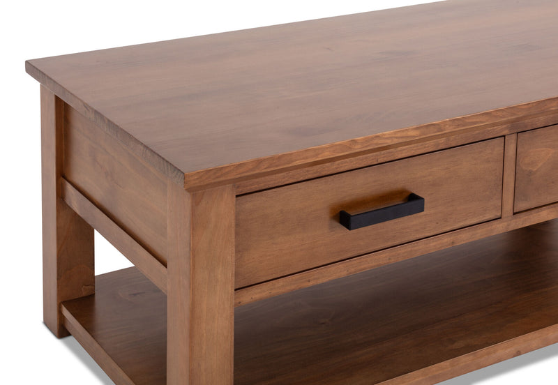 HELMOND COFFEE TABLE 	RUSTIC PINE