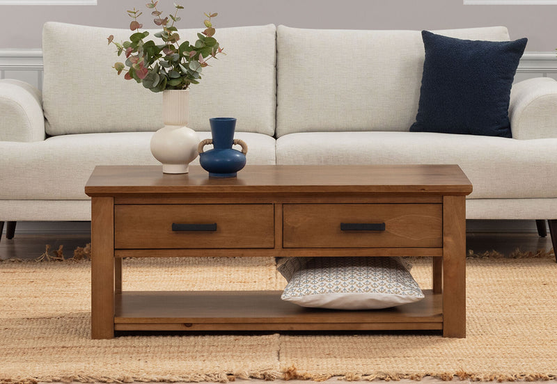 HELMOND COFFEE TABLE 	RUSTIC PINE