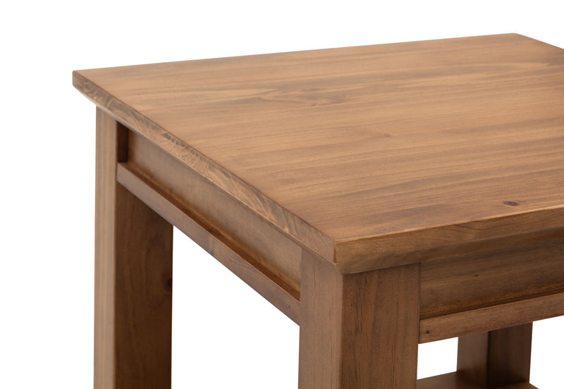 HELMOND LAMP TABLE RUSTIC PINE