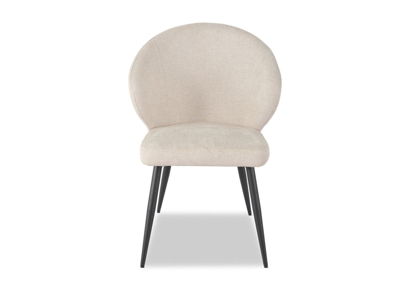 REYNOLDS SET OF 2 DINING CHAIRS 	BEIGE