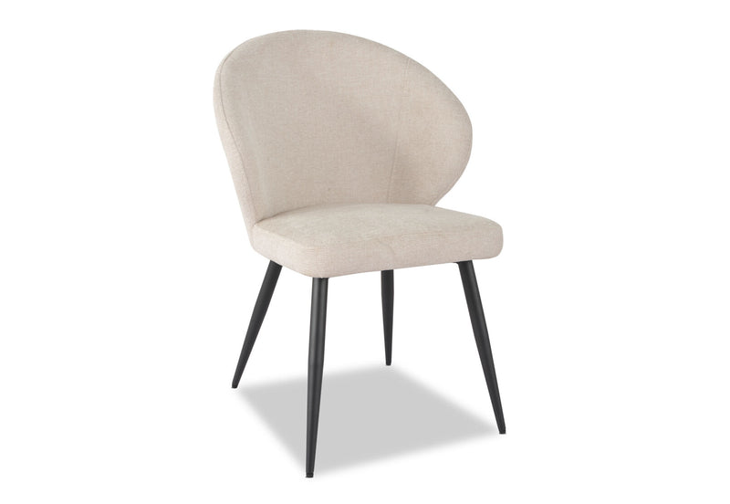 REYNOLDS SET OF 2 DINING CHAIRS 	BEIGE