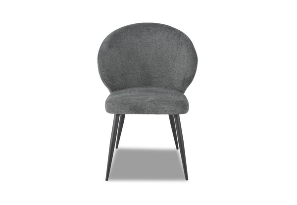 REYNOLDS SET OF 2 DINING CHAIRS 	CHARCOAL