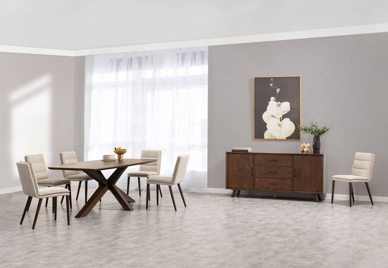 ASLAN DINING CHAIR BEIGE