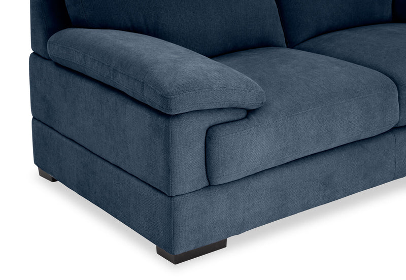 CANDACE FABRIC 2 SEATER SOFA NAVY