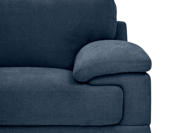 CANDACE FABRIC 2 SEATER SOFA NAVY