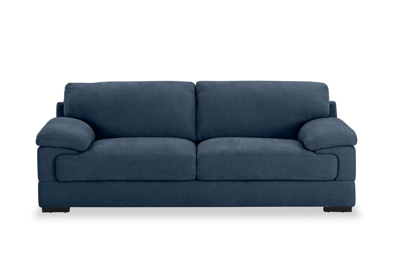 CANDACE FABRIC 3 SEATER SOFA NAVY