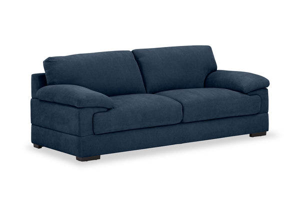 CANDACE FABRIC 3 SEATER SOFA NAVY