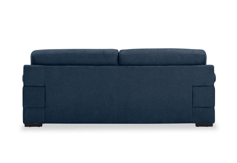 CANDACE FABRIC 3 SEATER SOFA NAVY