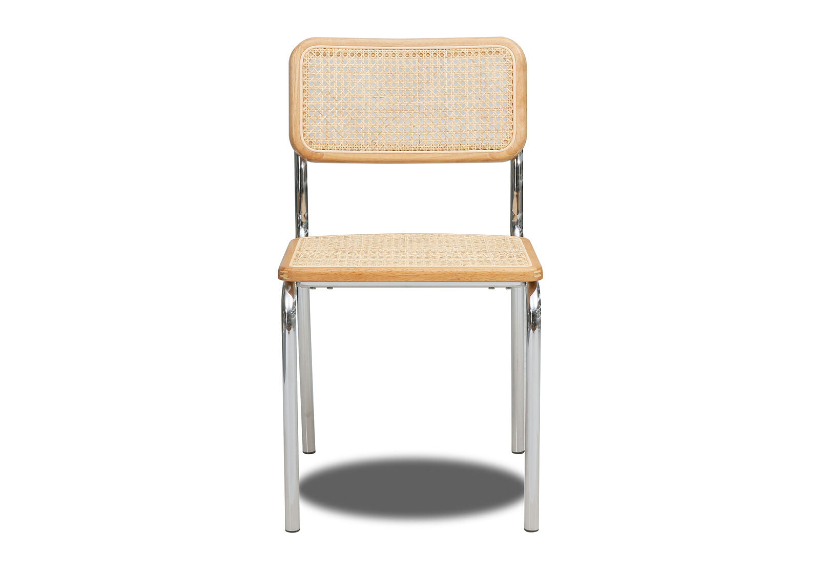 FITZGERALD SET OF 2 DINING CHAIRS 	NATURAL