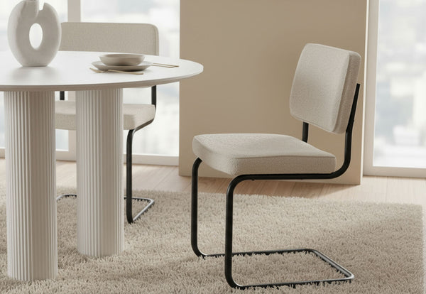 FORD SET OF 2 DINING CHAIRS 	BEIGE