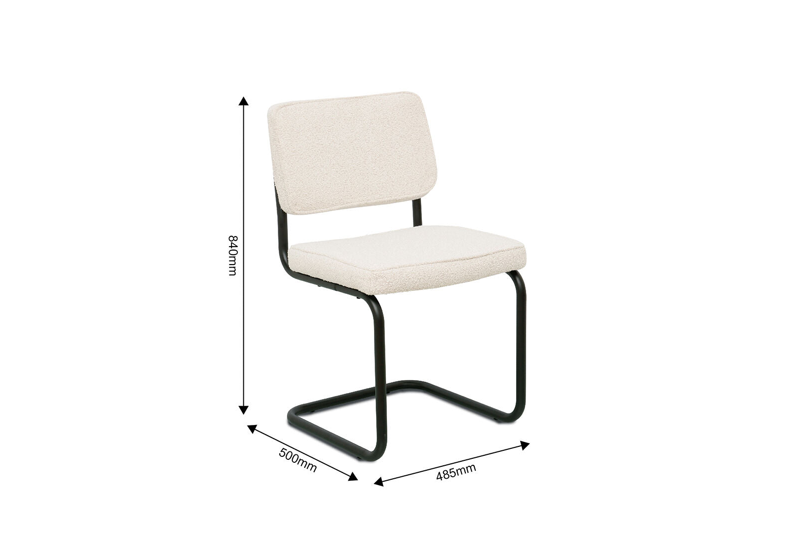 FORD SET OF 2 DINING CHAIRS 	BEIGE