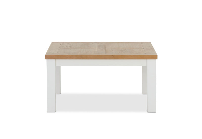 NORMANDY 1500 SQUARE DINING TABLE WHITE/OAK