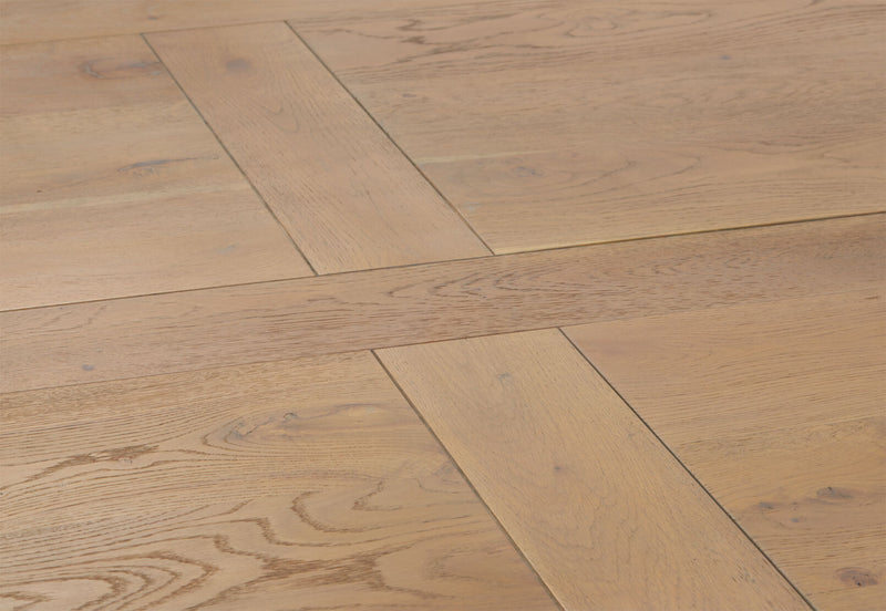 NORMANDY 1500 SQUARE DINING TABLE WHITE/OAK