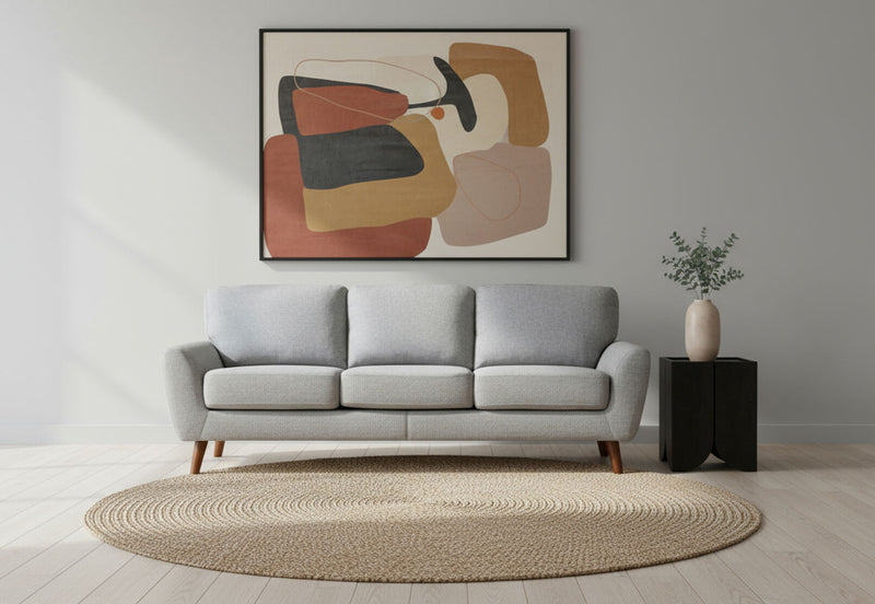 GRAHAM 3 SEAT SOFA GREY