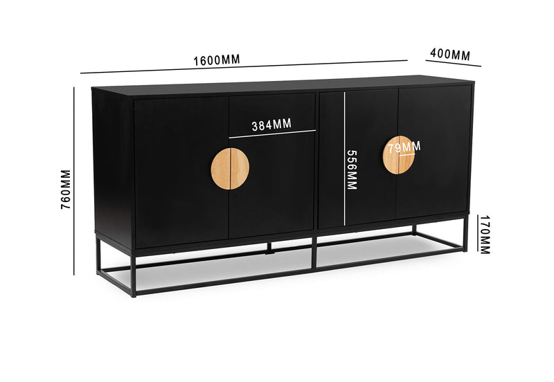 PEGASUS BUFFET BLACK