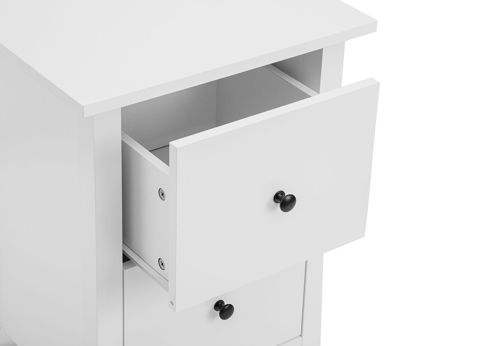 MARSH BEDSIDE TABLE WHITE