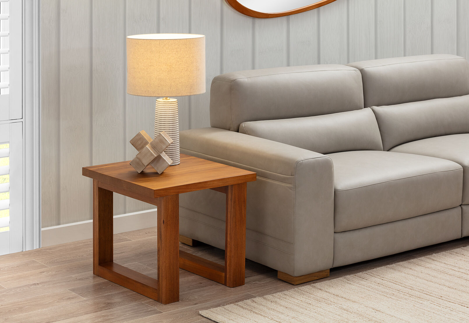 CULLIN LAMP TABLE BLACKWOOD