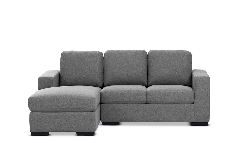 KIRBY 3 SEATER LHF CHAISE DARK GREY