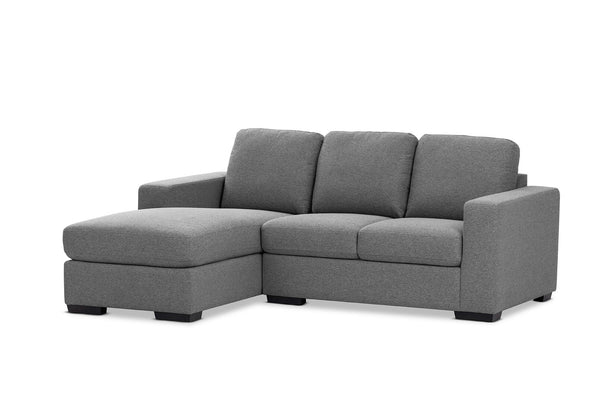 KIRBY 3 SEATER LHF CHAISE DARK GREY