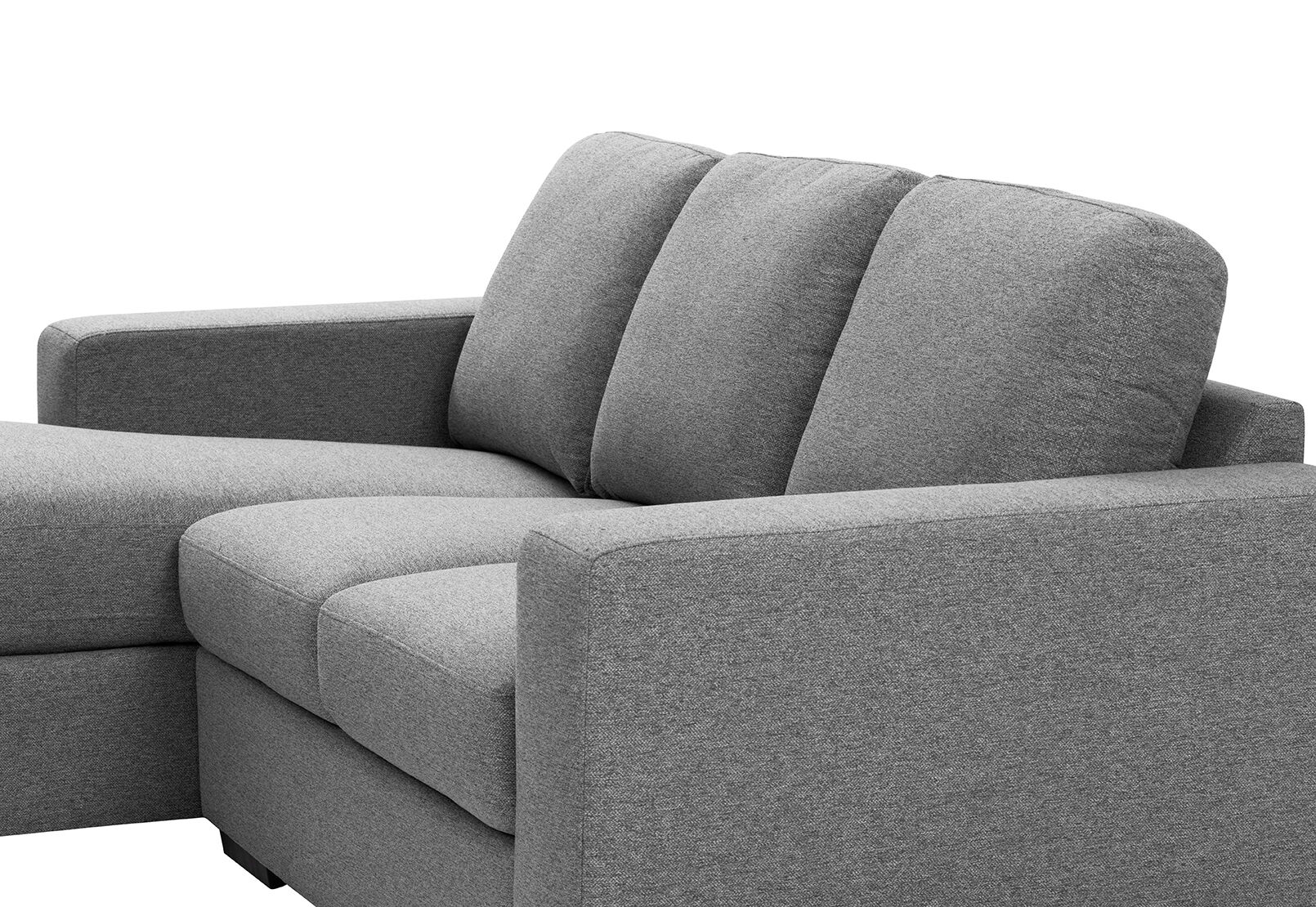 KIRBY 3 SEATER LHF CHAISE DARK GREY