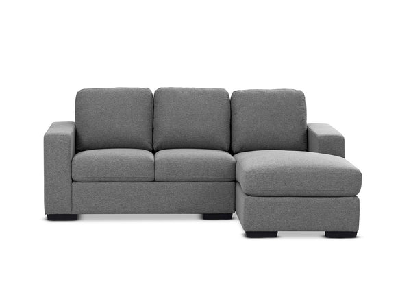 KIRBY 3 SEATER RHF CHAISE DARK GREY