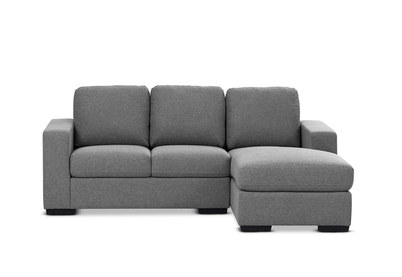 KIRBY 3 SEATER RHF CHAISE DARK GREY