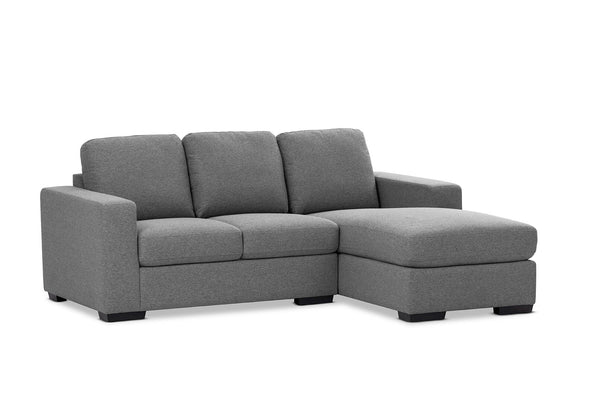 KIRBY 3 SEATER RHF CHAISE DARK GREY