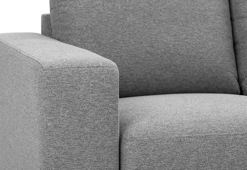 KIRBY 3 SEATER RHF CHAISE DARK GREY