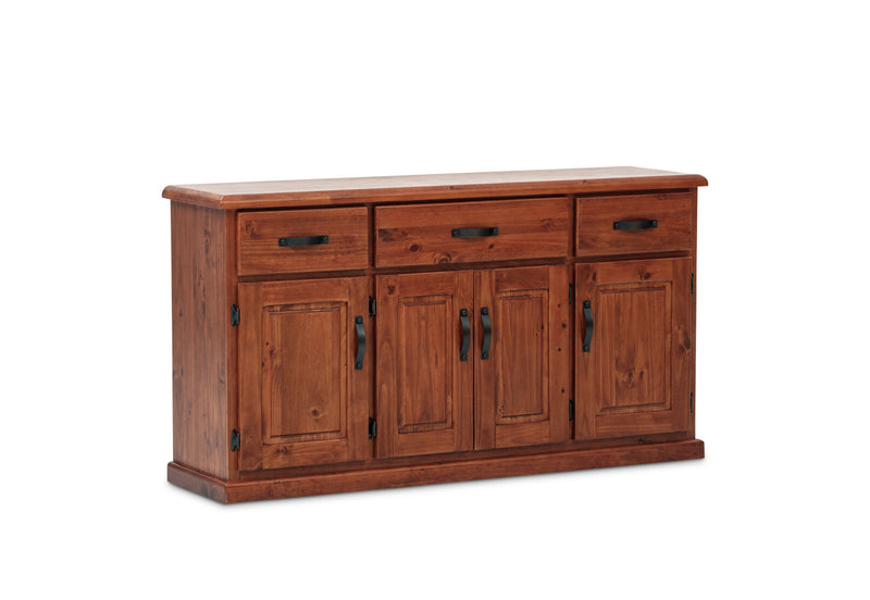 CALLAGHAN 4 DOOR 3 DRAWER BUFFET RUSTIC