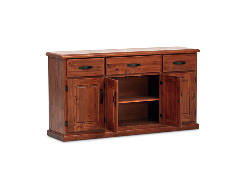 CALLAGHAN 4 DOOR 3 DRAWER BUFFET RUSTIC