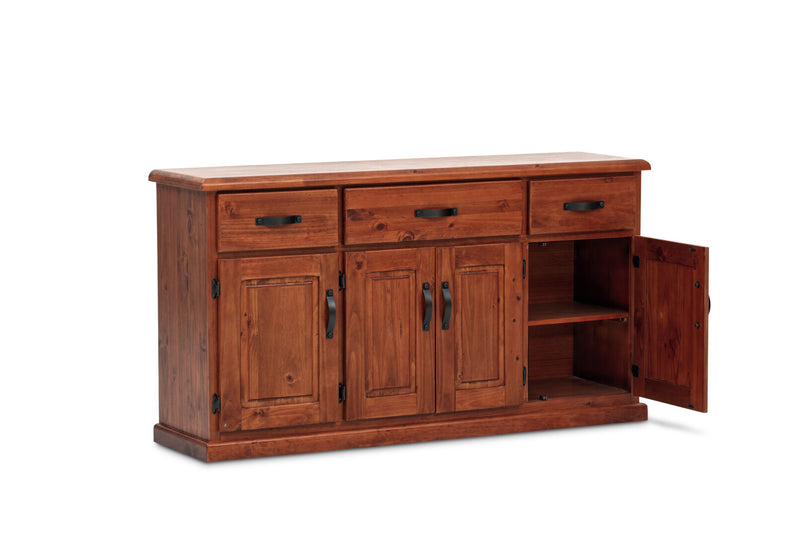 CALLAGHAN 4 DOOR 3 DRAWER BUFFET RUSTIC