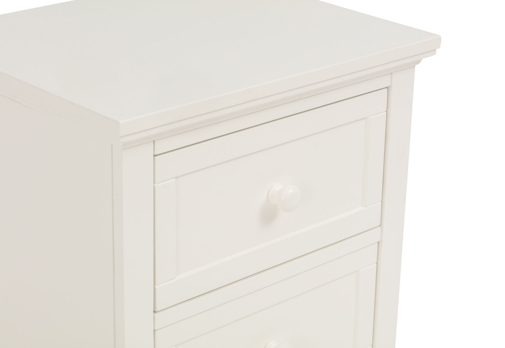 IZADORA 2 DRAWER BEDSIDE WHITE