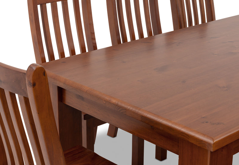 CALLAGHAN 9 PIECE DINING SUITE RUSTIC