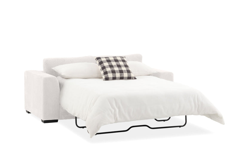 KOAH FABRIC 2.5 SEATER SOFA BED LIGHT GREY