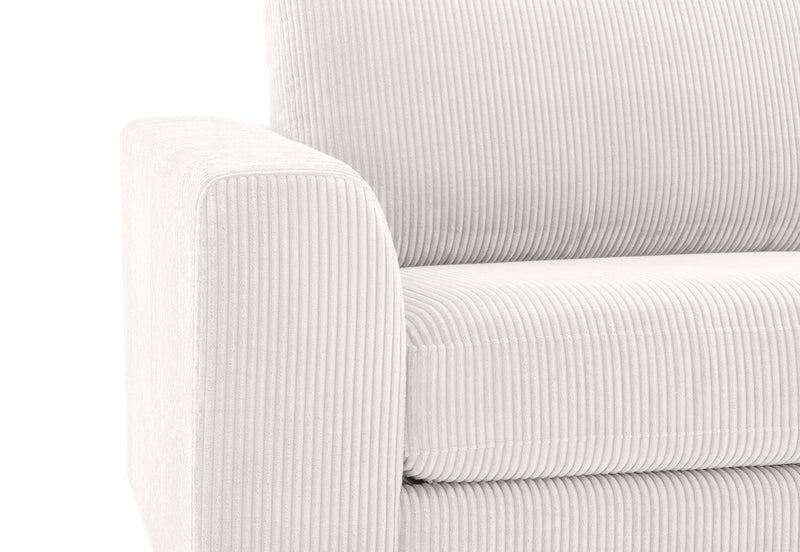 KOAH FABRIC 2.5 SEATER SOFA BED LIGHT GREY