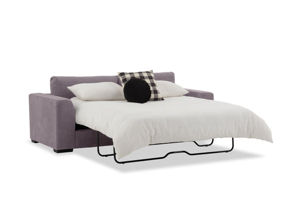 KOAH FABRIC 3.5 SEATER SOFA BED GREY