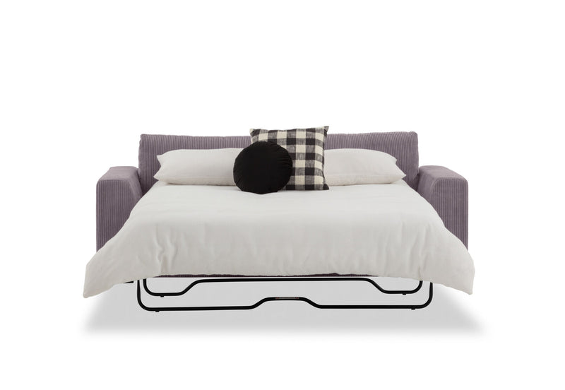 KOAH FABRIC 3.5 SEATER SOFA BED GREY