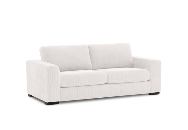 KOAH FABRIC 3.5 SEATER SOFA BED LIGHT GREY