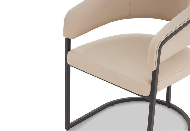 AMBROSE DINING CHAIR 	TAUPE