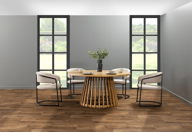 AMBROSE DINING CHAIR 	TAUPE