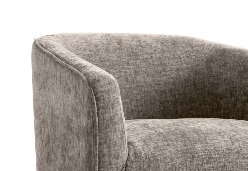 NAOMIE ACCENT CHAIR LIGHT GREY