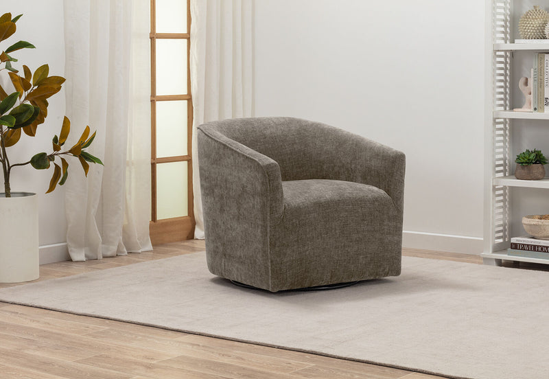 NAOMIE ACCENT CHAIR LIGHT GREY