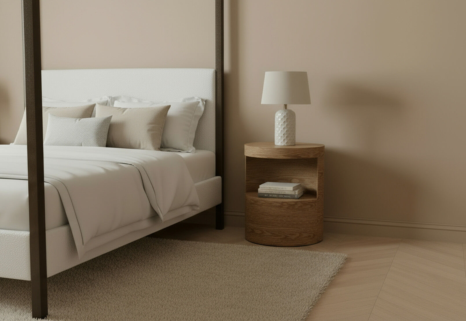 MCKEE LAMP TABLE NATURAL
