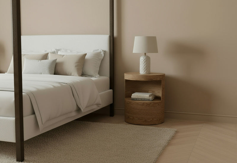 MCKEE LAMP TABLE NATURAL