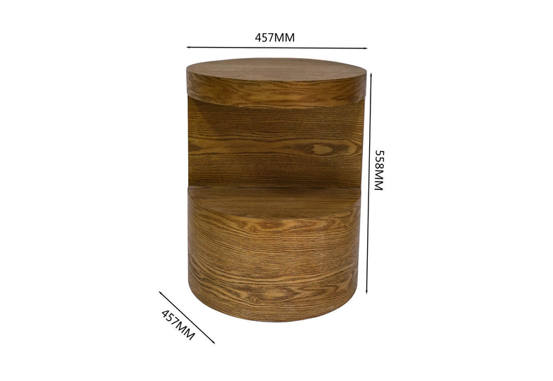 MCKEE LAMP TABLE NATURAL