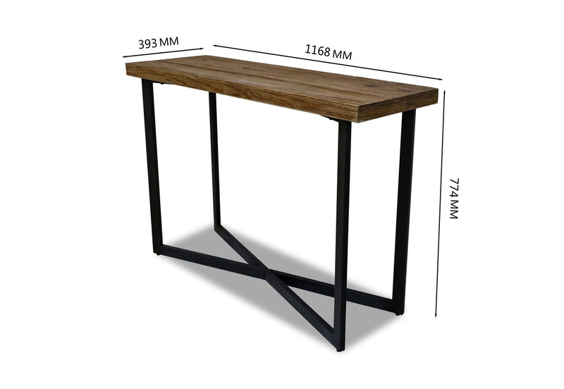 MOUNTAIN VIEW SOFA TABLE BROWN/BLACK